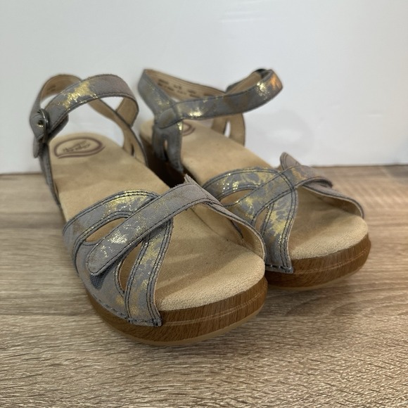 Dansko Season Sandals Leather Ankle Strap Comfort Women's EU 36 US 5.5 - 6 Shoes - Picture 1 of 9